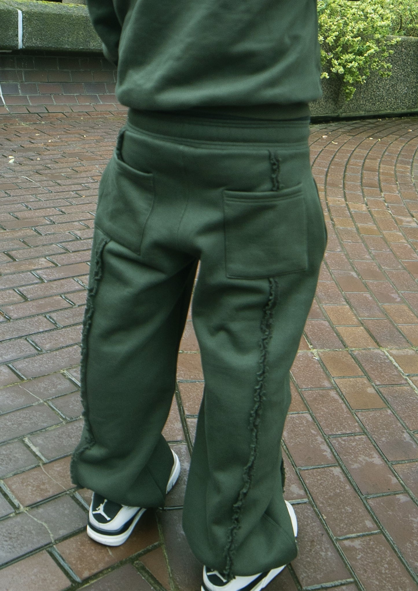 BlurBoys Ripped Pants Green