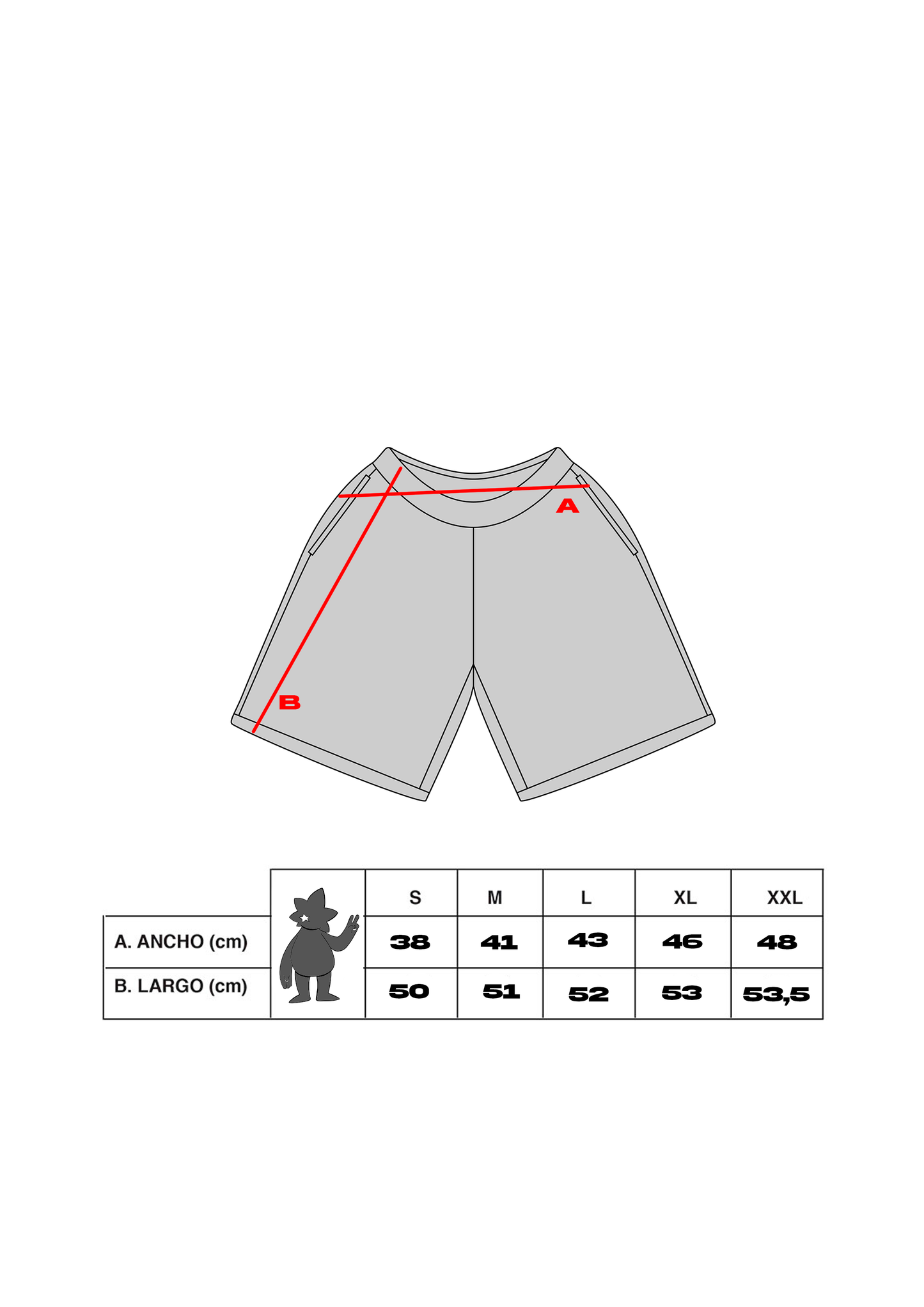 BlurBoys Blue Shorts