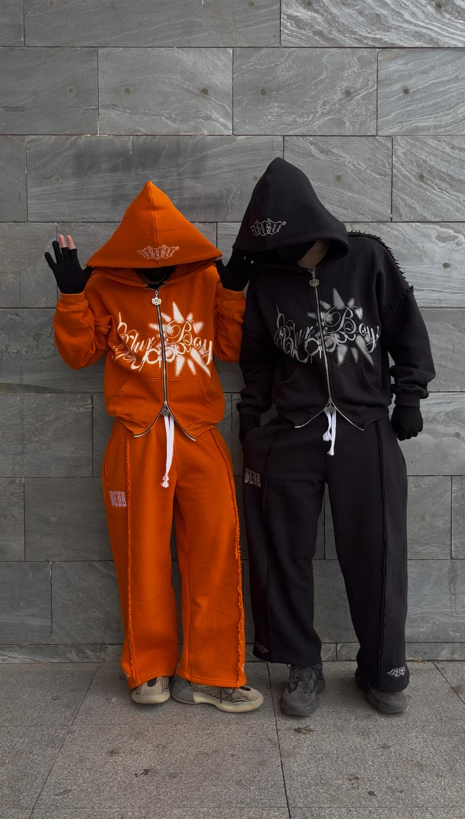 BlurBoys Ripped Pants Orange