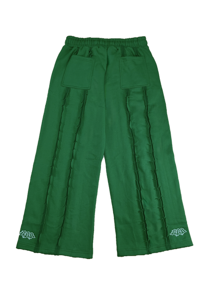 Blur Baggy Pants Green/White