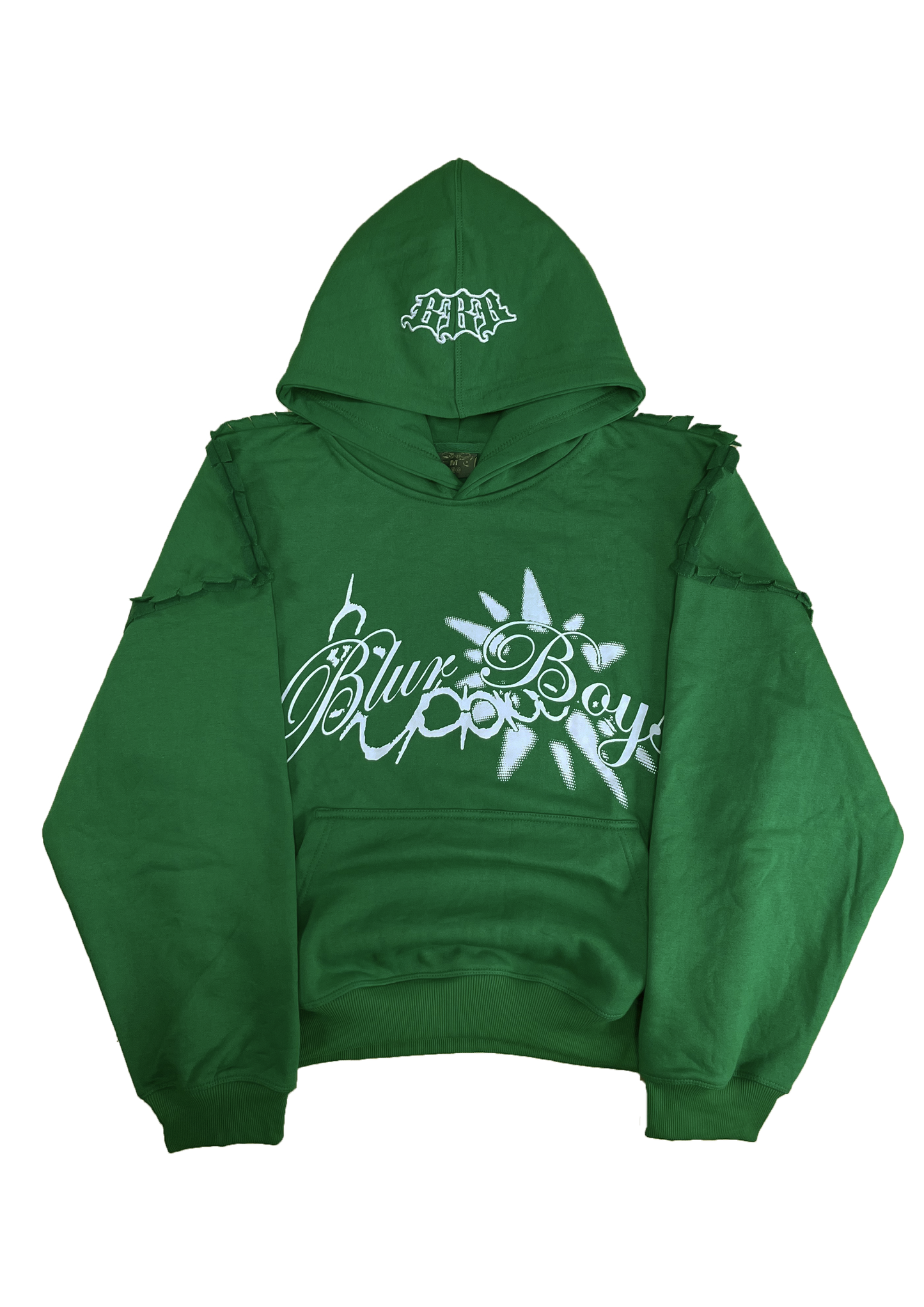 Blur Hoodie Green/White