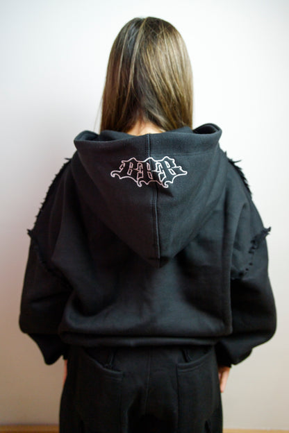 Blur Zip Up Black/Grey