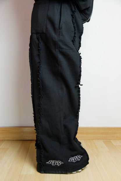 Blur Baggy Pants Black/Grey