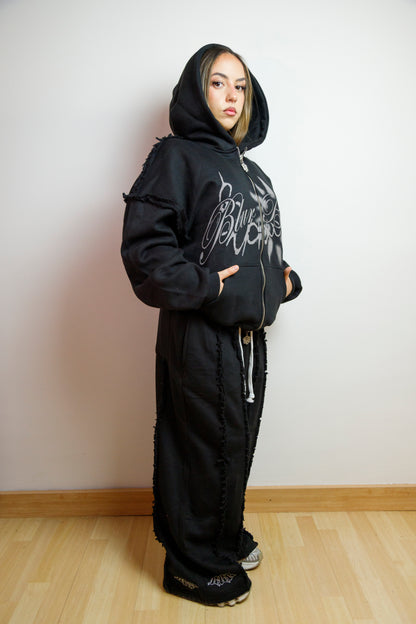 Blur Baggy Pants Black/Grey